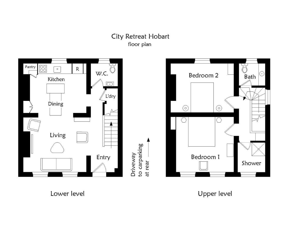 City Retreat הובארט מראה חיצוני תמונה